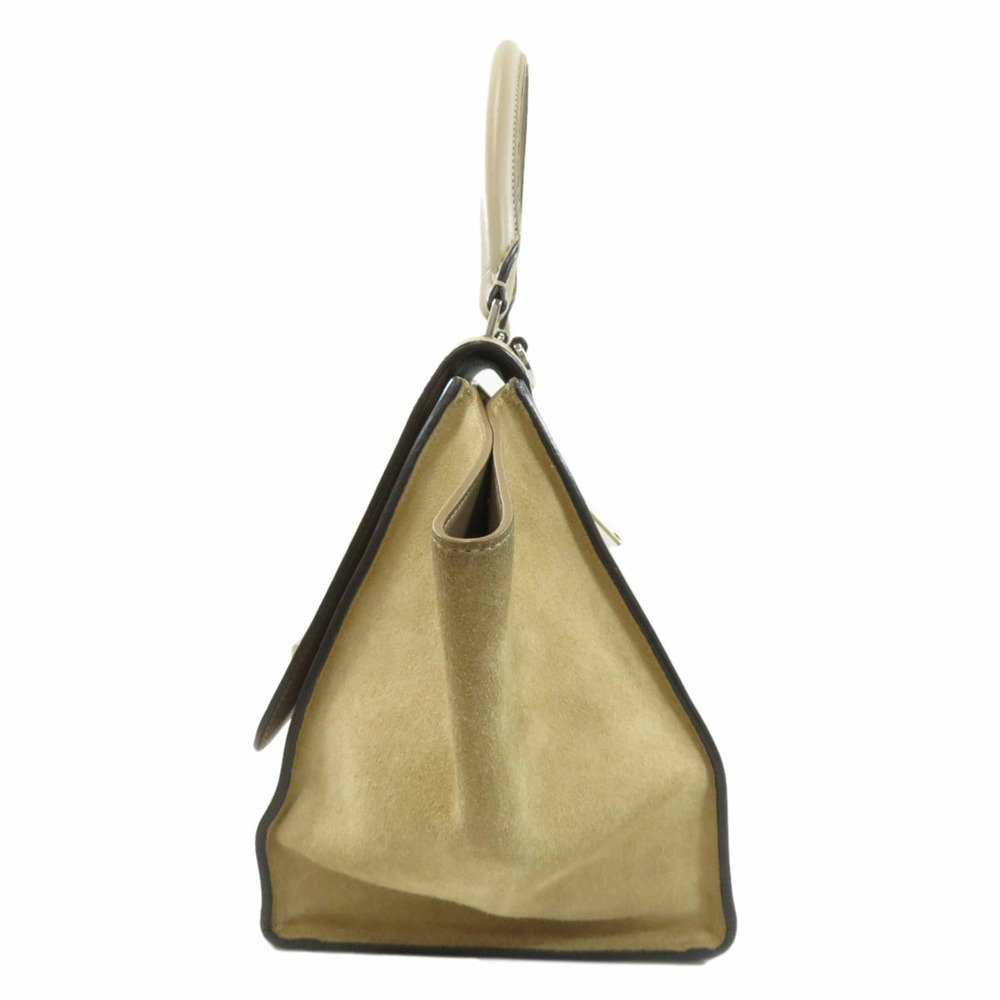 Celine Trapeze bag Dune calfskin leather suede - Picture 3 of 11